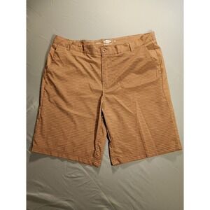 HanTon Amphibian Shorts Mens Size 36 Rust Striped Hybrid Board Shorts